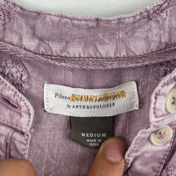 Anthropologie Pilcro Boho Long Sleeve Top - Picture 6 of 6